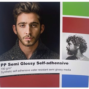 Color Europe PP Semi glossy , self-adhesive 190 grams - 60" x 30 meters